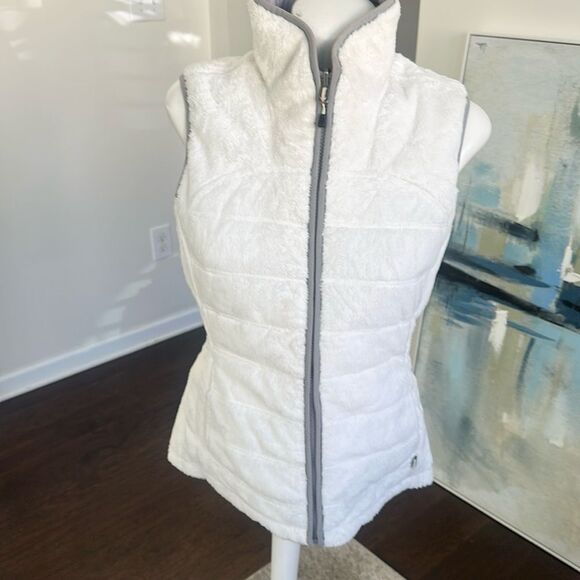 The North Face Grey Double Sided Bodywarmer Vest S - Picture 5 of 9